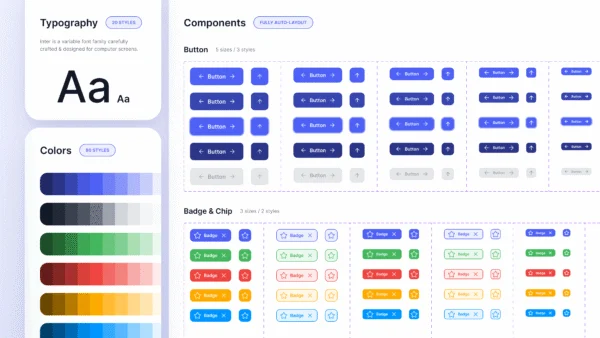 Como construir um sistema de design baseado em variáveis ​​no Figma